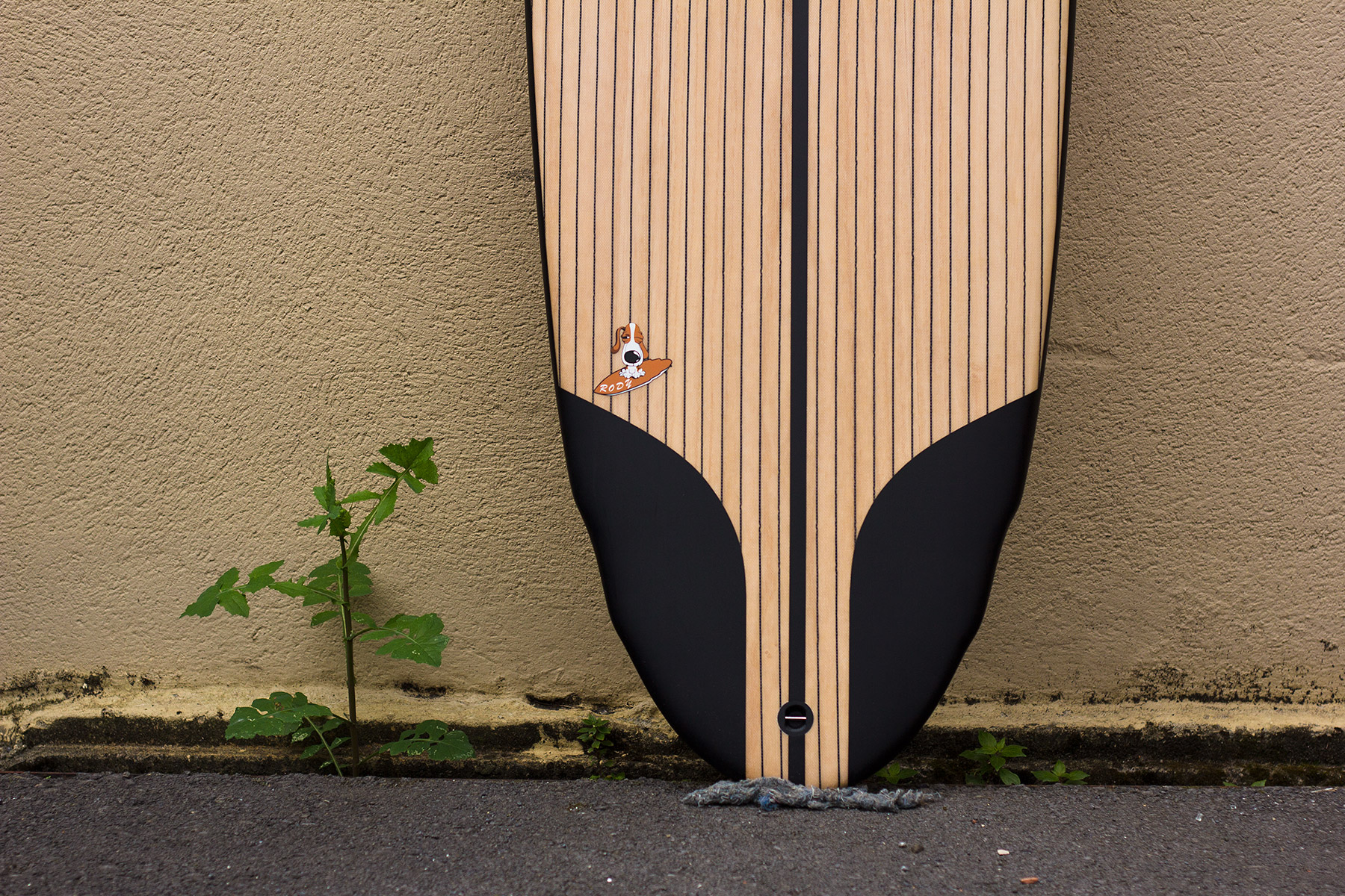 Detalle de la tabla Rody de MB Surfboards
